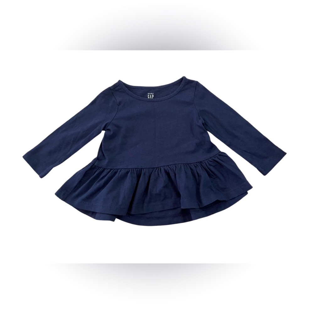 Baby gap blue long sleeve blue shirt